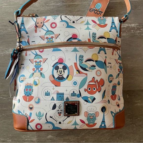 NWT Disney Dooney and Bourke Epcot Re-imagined Crossbody Bag Purse 2023/2024 - Picture 2 of 10